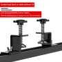 BOHAN Cutting Machine Positioning Fence Aluminum Alloy 1280mm/2560mm Adjustable Clamp Range Precision Guide Track for Woodworking