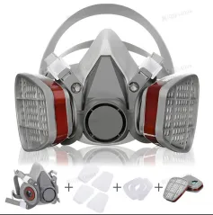 NASUM M101 Gas Mask Half Mask NASUM for Painting Dust Chemicals Machine Polishing Welding Pesticides and Other Work Protection