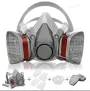 NASUM M101 Gas Mask Half Mask NASUM for Painting Dust Chemicals Machine Polishing Welding Pesticides and Other Work Protection