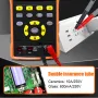 ET852C 3 in 1 2*50MHz Bandwidth Oscilloscope 200MSa Sampling Rate Dual Channel Oscilloscope Multimeter Design High Impedance Square WaveSignal Generator Rechargeable Lithium Battery