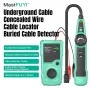 Fuyi FY8179 Underground Wire Cable Locator Analog Signal Adjustable Sensitivity 3000M Range 2M Depth Continuity Testing 9V Battery Powered Lightweight Tool
