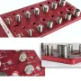 14 Nut and Bolt Thread Checker Precision Metric Thread Gauge Tool Metal Construction Time-Saving Bolt Size Identifier