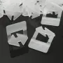 100Pcs 1.5mm White Ceramic Tile Tiling Accessibility Spacer Plastic Clip
