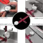 Table Saw Dial Indicator Gauge Tool with 22 Dial Indicator Tips Alignment System A-Line It Basic Kit Saw Table Aligning and Calibrating Machinery
