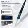 120W Digital Soldering Iron 907 Model Electric Tool Dual Calibration Temperature Range 200-600°C Ceramic Heating Core Quick Heat Up EU Plug