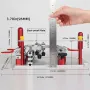Router Table Coping Sled Rail Coping Sled with Clamps for Precise Front Joint Cutting of Cabinet Doors and Drawer