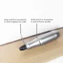 40W Mini Rechargeable Electric Grinder No-load Speed 18000r/min Variable Speed Rotary Tool for 18V-21V Battery
