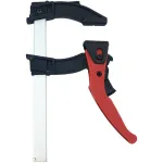 Heavy Duty Quick Ratchet F Clamp 100-300mm Clamping Range Quick-Grip 120 Degrees Adjustable 60KG/132 lbs Force Clamp for Woodworking Carpentry Metalworking