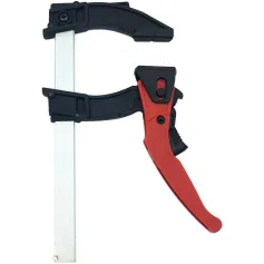 Heavy Duty Quick Ratchet F Clamp 100-300mm Clamping Range Quick-Grip 120 Degrees Adjustable 60KG/132 lbs Force Clamp for Woodworking Carpentry Metalworking