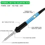220V 60W 200℃-450 ℃ Plastic and Aluminum Alloy Adjustable Temperature Welding Iron Set
