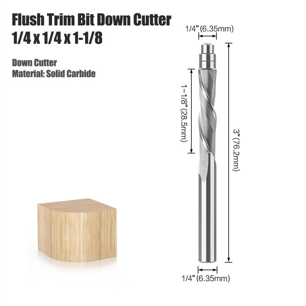1/4 Inch Shank Downcut
