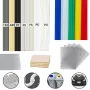 120-Piece Plastic Welding Kit with TPO PP ABS PC TPU PE Rods and Repair Mesh - Durable Versatile and Easy-to-Use Plastic Repair Tool Set for DIY Enthusiasts and Professionals