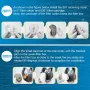 Dust Mask Reusable Full Face Respirator Mask Double Filtration Anti-Fog Organic Vapor Mask for Wooodworking Painting Welding Dust Protection