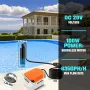 Portable Water Transfer Pump 100W Brushless Motor for Makita Battery 635GPH 20V Cordless Garden Pool Basement Flood Drainage