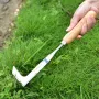 Crack Weeder Crevice Weeding Tool Stainless Steel L-Shaped Blade Beech Handle Garden Maintenance Lawn Care