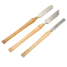 HSS High Speed Steel Woodturning Chisel Tools Wood Lathe Turning Tool Round Nose Curved Scraper for Professional Wood Crafting and Carving