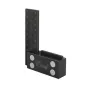Wnew MM/Inch Precision Woodworking Square Aluminum Alloy Ruler Carpenter Line Drawing Marking Gauge Hole Scribing Ruler