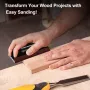 7pcs Sanding Block Kit EVA Foam Wet Dry Sandpaper for Woodworking Automotive Car Bodywork