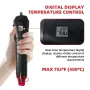 220V Hot Air Gun Electric Power Temperature Blower 250W with Display DIY Craft Embossing Shrink Wrapping PVC Cable Repair