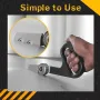 Black Stainless Steel Metal Sheet Cutter Precise Cutting Tool with Round Handle Straight Groove Portable Design for Stainless Steel Iron Aluminum Plastic Board