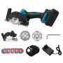 Mini Compact Brushless Trimming Machine 18V Lithium Power Tools 20000RPM 76mm Cutting Capacity with Extreme Protection Technology and Active Feedback Sensing Technology