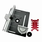 C8 Alluminio Ally Lavorazione del Legno Router Table Insert Piastra Mitre Gauge WorkBenches Router Legno Trimmer Macchina per Incidere