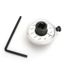 Premium CR-V Long Handle Torque Wrench High Hardness Good Toughness Calibrated in Degrees for Car Repairing 1/2 Inch Torque Gauge Silvering Automotive Tools