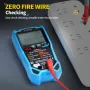 FNIRSI MT-40 Smart Digital Multimeter True RMS Auto Range 600V High Precision with Backlit LCD Diode Testing Overload Protection