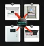8 in1 Digital Voltmeter Ammeter KWS-AC301 AC 50-300V Power Energy Meter LED Digital AC Wattmeter Electricity Meter