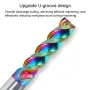 4mm 8mm 10mm Shank 3 Flutes Tungsten Carbide CNC Router Bit 4mm/8mm/10mm Cutting Diameter 12mm/24mm/30mm Cutting Length Milling Cutter End Mill