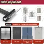 Adjustment Tool 9/13/15/18mm Door Hinge Wrench Kit Door Hinge Precision Tool Set With Replacement Hinge Wrench Heads