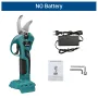 Drillpro 30MM Brushless Electric Pruner Pruning Shear Fruit Tree Bonsai Pruning Branches Cutter Power Tools For 18V Battery