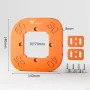 Woodworking Router Corner Templates Jig Set R10-R50 Premium 8mm Insulated Material Laser-Cut Precision Fixing Holes and Screws