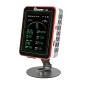 MUSTOOL 15-in-1 Air Quality Monitor Wifi Tuya App 15-in-1 Smart Tester With stand CO2 CO TVOC HCHO PM2.5 PM1.0 PM10 AQI Battery Powered Real-Time Display for Home Office