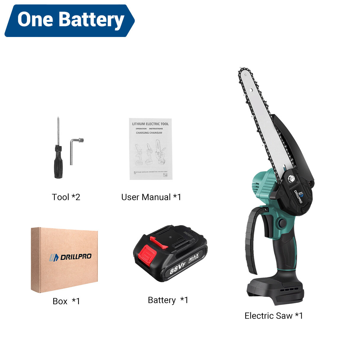 with 1 Battery