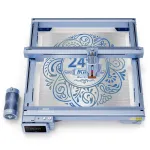 iKier K1 Pro 24W Laser Engraving Machine Engraver With 4.3\\ Touch Screen 800mm/s Ultra Fast Speed Motorized Z-axis Autofocus