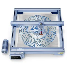 iKier K1 Pro 24W Laser Engraving Machine Engraver With 4.3\ Touch Screen 800mm/s Ultra Fast Speed Motorized Z-axis Autofocus