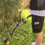 Ergonomic Adjustable Handle Extension for String Trimmer Lightweight Aluminum Alloy Universal Weed Eater Accessory Rotatable Lawn Mower Tool