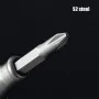 Titanium Alloy Screwdriver S2 Steel Bit High Hardness Non-Slip Tungsten Head Window Breaker Versatile EDC Tool