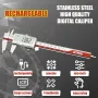 DITRON Digital Caliper 701 Stainless Steel Rechargeable 0-6 Inch Precision Measuring Tool Large Screen High Accuracy Type-C Charging Adjustable Width Fraction Measurements
