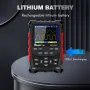MUSTOOL 2IN1 120MHZ Dual Channel 40MHZ*2 500MS/s Handheld Digital Oscilloscope + Function Signal Generator MDS120MC2