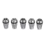 Machifit 5Pcs ER16 Collet Set 1/8-3/8 Inch Spring Chuck Collet for CNC Milling Lathe Tool