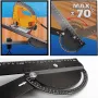 Angle Finder Circular Saw Guide Ruler with Rail & Angle Assist 22.83inch Metal Woodworking Tool for Precise Cutting Slotting