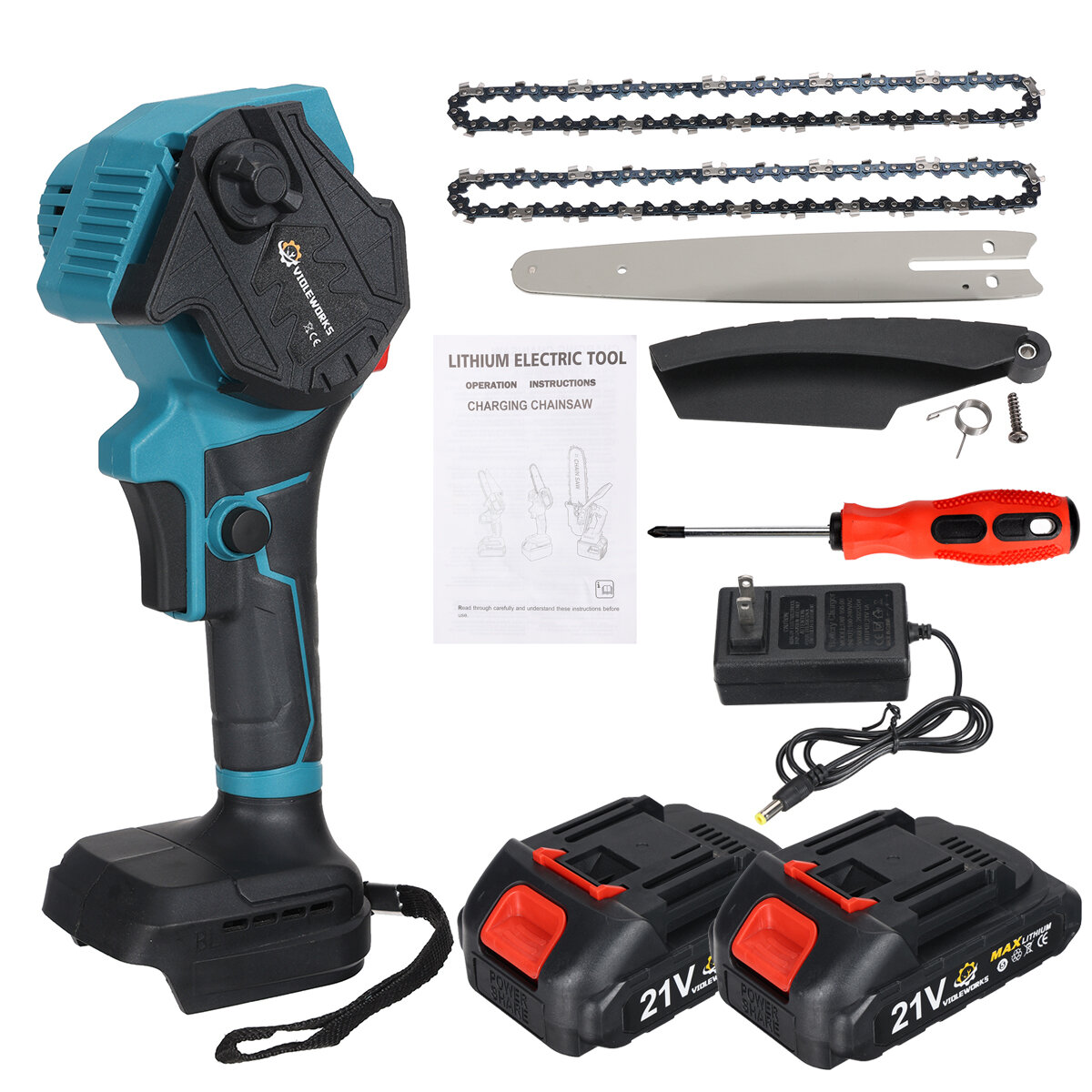 2 Batteries & US Plug