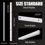2PCS Table Saw Crosscut Sled Miter Bars with Pre-drilled Holes 3/4\ x 3/8\ x 17\ Precise Woodworking Cuts Easy Installation