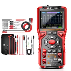 ANENG AOS04 Pro Osciloscopio Digital Multímetro Inteligente 50MS/s Frecuencia de muestreo Ancho de banda de 10MHz Almacenamiento de forma de onda Detección NCV Carga USB Portátil