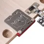 35mm Aluminum Alloy Hinge Jig Carpentry Tool for Concealed Hinges Drill Guide Locator Woodworking Cabinet Door Installation