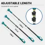 2-in-1 Brushless Motor Chainsaw Pole Saw Combo Adjustable Length 130-248cm with Automatic Oiling 180 Degree Adjustable Head Secure Locking Buckle and Shoulder Strap Included Ideal for Efficient Garden Maintenance