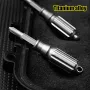 Titanium Alloy Screwdriver S2 Steel Bit High Hardness Non-Slip Tungsten Head Window Breaker Versatile EDC Tool