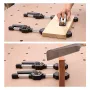 Wnew 2PCS/4PCS MFT Table Clamps Bench Dog Clamps Quick Ratchet Release Speed Squeeze Woodworking Clamp for Workbench 20mm Dog Hole